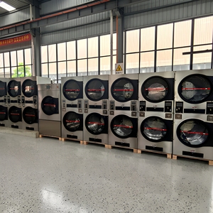 Lavadoras y Secadoras Comerciales Apilables para Lavanderías, Máquinas <span class=keywords><strong>de</strong></span> Lavandería que Funcionan con Monedas, Tarjetas o Fichas para Negocios - Product Image 1