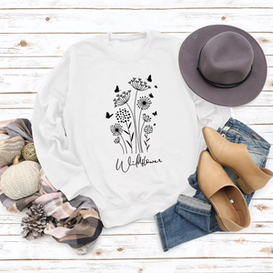 เสื้อสเวตเตอร์ผู้ชายไซส์ใหญ่พิมพ์ลายผีเสื้อ แขนยาว สไตล์ลำลอง ใส่ได้ทั้งฤดูใบไม้ร่วงและฤดูหนาว - Product Image 6