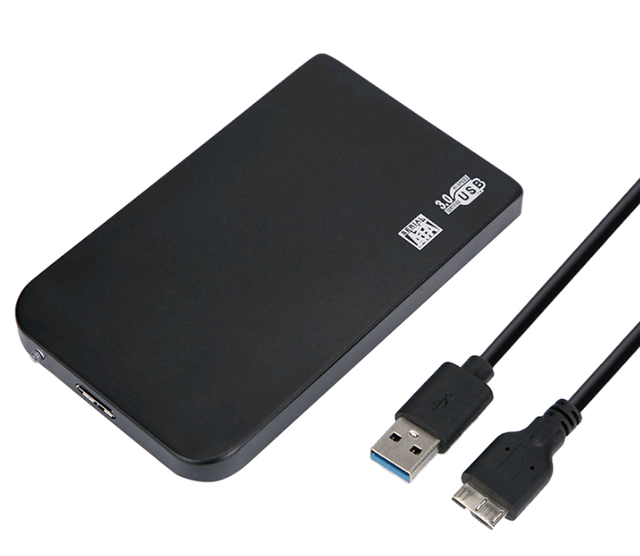 High-Speed SATA HDD Enclosure Case External USB 3.0 2.5 Inch Hard Disk Drive Docking Station Aluminum Material SSD case