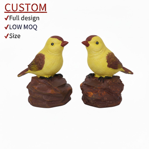Figuras de Aves de Resina Realistas Personalizadas con Sonido Interno para Decoración de Jardín y Adornos de Animales Creativos - Product Image 3