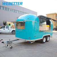WECARE COC DOT EEC Camion de restauration mobile personnalisé, bar à hot-dogs, pizza, crème glacée, café, barbecue, foodtruck, remorque de restauration rapide