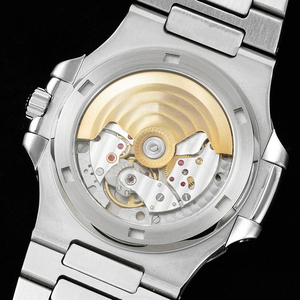 Montre intemporelle au design platine, boîtier octogonal rond, cadran noir dégradé, idéale pour les cadeaux de luxe et les dîners d'affaires - Product Image 6