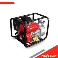 Pompe à eau à essence 3 pouces, 6 m de hauteur de refoulement, 7,5 CV, 4 kW, avec turbine en fonte pour transfert d'eau - Meilleure vente