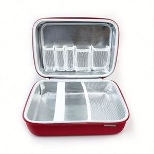 Estuche de Primeros Auxilios de EVA Rojo de Gran Capacidad, Bolsa Médica Impermeable con Aislamiento de Película de Aluminio - Product Image 1