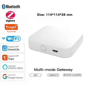 Rsh tuya đa chế độ ZigBee + Bluetooth Gateway Hub không dây thông minh thiết bị gia dụng điều khiển từ xa cầu hỗ trợ Alexa Google