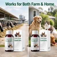 Supplément liquide pour bétail à 1,87 % en stock, vente en gros, digestion, immunité, OEM pour chevaux, vaches, moutons, chèvres