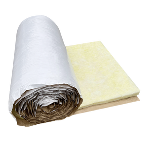 Aislamiento De Techos Y Paredes De Edificios Metalicos Para <span class=keywords><strong>El</strong></span> Mercado <span class=keywords><strong>Mexicano</strong></span> R8 Lana De Vidrio Chapada En Blanco - Product Image 2