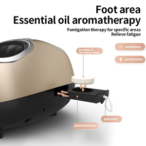 Masajeador inteligente de pantorrillas con función de calentamiento de bolsas de aire laterales y mango portátil para la recuperación muscular de la oficina en casa - Product Image 5