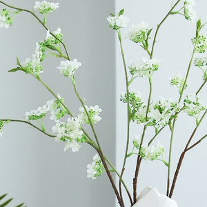 Rami di Spiraea Artificiali Realistiche all'Ingrosso in Vaso o Sciolti per Composizioni Floreali Fai-da-Te, Decorazioni Nordiche per Casa, Matrimoni ed Eventi - Product Image 3
