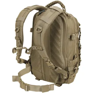 Impermeabile 900D Tan 25L borse da trekking Oxford zaini tattici da uomo Assault Pack zaino da combattimento tattico