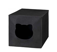 Support de chat blanc, personnalisé, amovible, lit pliable, pour chiens et chats, maison carrée, pour petits animaux domestiques