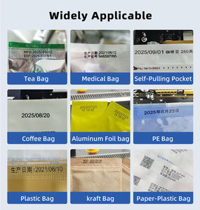 Machine automatique de cachetage de codage de <span class=keywords><strong>jet</strong></span> d'encre de sac en plastique nouvelle imprimante de date d'expiration de scellant de bande continue de catégorie alimentaire - Product Image 2