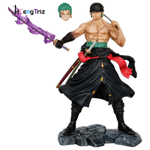 Hcengtriz 30CM per un pezzo Roronoa Zoro spada PVC figura giapponese cartone animato Action Figure statua giocattolo Anime raccogliere modello - Product Image 1