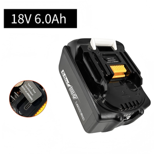 Batterie lithium 18V haute capacité, remplacement fiable pour la batterie Makita, compatible avec les outils électriques sans fil <span class=keywords><strong>BL1860B</strong></span> - Product Image 3