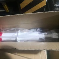 Nouvel amortisseur de voiture ZHULU style robuste pour Hilux KUN25/KUN125/REVO/GUN125 (20mm) – Pièce de performance automobile avec protections blanches et rouges
