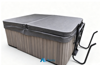 Support de levage moderne de haute qualité pour couvercle de baignoire de massage spa, noir et antirouille