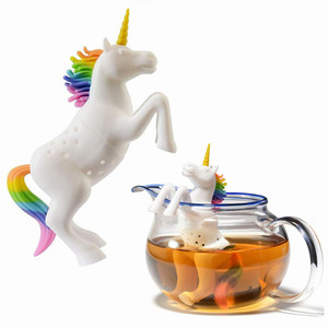 Infuseur à thé en silicone personnalisé en forme de licorne pour les amateurs de thé en feuilles - Product Image 1
