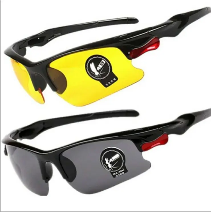 Nouvelles lunettes de soleil de vision nocturne de conduite sports de plein air lunettes de cyclisme lunettes de soleil lunettes de vision nocturne