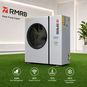 ปั๊มความร้อน EVI 8KW แบบอากาศสู่น้ำ ใช้สารทำความเย็น R32 ตัวเครื่องทองแดงคุณภาพสูง สำหรับทำความร้อนในบ้านในฤดูหนาวที่โปแลนด์ ผลิตโดยโรงงาน OEM - Product Image 1