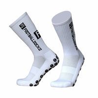 Chaussettes de football personnalisées avec logo, chaussettes de football épaisses en tissu éponge, chaussettes de football antidérapantes personnalisées, chaussettes de compression pour le football