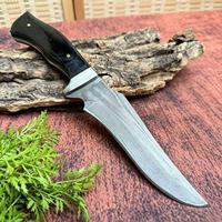 Couteau d'extérieur en acier Damas forgé, tranchant pour trancher et couper, portable pour le camping, la chasse, le bushcraft, outil EDC, vente en gros OEM, logo personnalisé