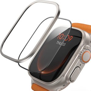 Cadre en alliage <span class=keywords><strong>d</strong></span>'aluminium, protection <span class=keywords><strong>d</strong></span>'écran en verre trempé, boîtier métallique de 49 mm, housse de protection tout-en-<span class=keywords><strong>un</strong></span> pour <span class=keywords><strong>Apple</strong></span> <span class=keywords><strong>Watch</strong></span> Ultra 3 - Product Image 2