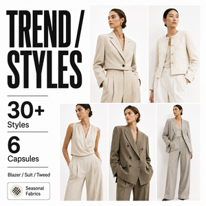 Abbigliamento Femminile Personalizzato, Abiti da <span class=keywords><strong>Donna</strong></span>, Streetwear Trendy, <span class=keywords><strong>Blazer</strong></span> Oversize Vintage Premium, Produttore di Lusso, <span class=keywords><strong>Tweed</strong></span> Minimalista - Product Image 2