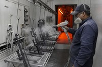 Wolong Sprey Hibrit Epoksi-Polyester Düz Toz Boya Verniği, Donanım Aksesuarları Şasi Kabinleri için