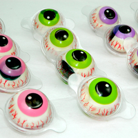 Halloween- und Weihnachts-Gummiaugenbonbons, Fruchtige Gelee-Augen, Halal-Zertifiziert, Großhandel, Sofortlieferung für Festliche Anlässe