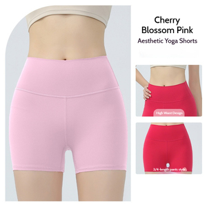 Leggings de Yoga para Mujer, Pantalones Deportivos de Cintura Alta para Correr, Shorts de Entrenamiento, Pantalones Deportivos Transpirables - Product Image 4