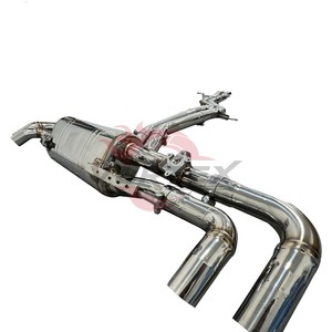 Silenciador con Válvula y Punta Pulida Vortex Quad para Audi RSQ8 2019-2024, Sistema de Escape Completo de Acero Inoxidable, Sonido Deportivo Mejorado para SUV - Product Image 6