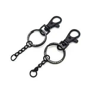 Customisable Swivel Clasps Lanyard Clips Snap Hook Metal Lobster Claw Clasp With Key Ring Link And Jump Rings