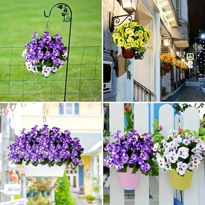 6 Mazzi di Fiori Artificiali Realistici di Viola - Fiori in Plastica Resistenti alle Intemperie per Uso Interno/Esterno - Product Image 4