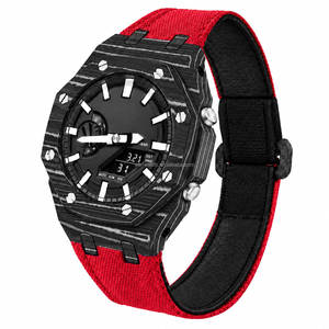 New Design Oem Carbon Fiber Watch Case Nylon Strap Band Oak Ultra-Light <strong>Mod</strong> Kit for Casioak <strong>G</strong> Ga2100 GA2110 Gab2100 <strong>Shock</strong> Parts - Product Image 4