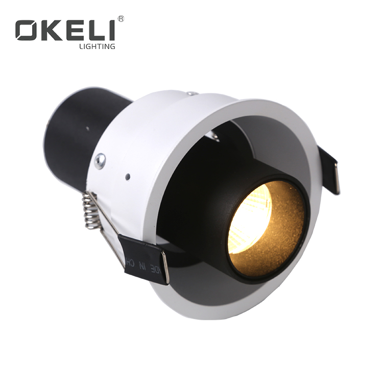 OKELI Office Hotel Modern Aluminum COB 7W 12W 2*7W 2*12W Recessed LED Spot Light