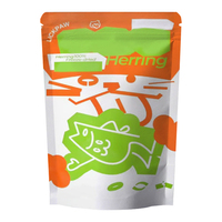 Op maat gedrukte, biologisch afbreekbare, composteerbare, food grade stand-up pouches voor snacks, noten, gedroogd fruit en beef jerky, met ritssluiting