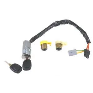 Produtos de venda quente peças de carro interruptor de ignição do carro barril da fechadura da porta e chave para renault kangoo i 97-08