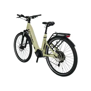 Vélo pour femmes avec moteur sans balais, batterie au lithium, roue de 28 pouces, guidon confortable, pneus anti-crevaison, 351-500W - Product Image 6