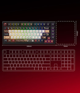 Clavier magnétique AKKO TAC75 HE, clavier à interrupteurs magnétiques Lord of the Mysteries, claviers He, RT 0,005 mm, rétroéclairage ARGB - Product Image 5