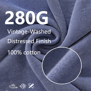 Camiseta Corta Roregal Estilo Vintage Inspirada en los Años 20, 100% Algodón, 280G, Lavada, para <span class=keywords><strong>Mujer</strong></span>, Corte Holgado y Relajado - Product Image 3