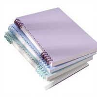 Carnet Seaver B5 blanc à feuilles mobiles, couverture en polypropylène, pages en pâte vierge, pour étudiants, haute valeur esthétique, 26 pages épaissies amovibles