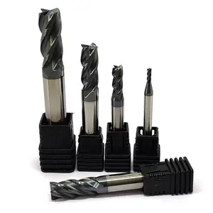 Herramientas De Fresa CNC High Speed Steel Milling Cutter Compression Router Supplier Endmill Bits