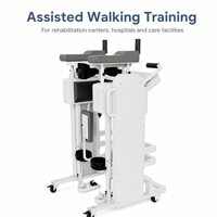 Système d'exosquelette pliable en acier inoxydable pour l'entraînement à la marche des membres inférieurs, exosuit de rééducation des jambes pour AVC et LSC