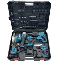 Ensemble d'outils électriques multifonctionnels haute puissance 5 pièces, avec batterie et mallette de transport, pour coupe-herbe électrique