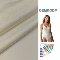 Tela Tricot de Alta Calidad, Popular, Suave, Elástica, de Secado Rápido, 170 g/m², 82% Nailon, 18% Elastano, para Trajes de Baño