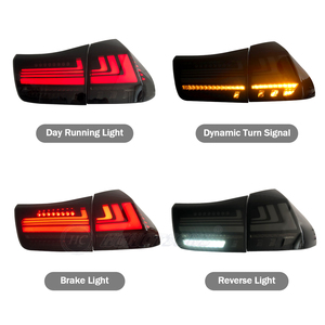 HCMOTIONZ 2003-2009 Lexus RX300 RX350 Harrier Faros Traseros LED Giro Secuencial Animación Welcome Ahumado Par - Product Image 2