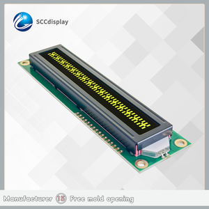 내구성 COB 모듈 JXD1601A-1 <span class=keywords><strong>16X1</strong></span> 대형 문자 디스플레이 화면 네거티브 16*1 러시아어 문자 LCM 디스플레이 노란색 DFSTN <span class=keywords><strong>LCD</strong></span> - Product Image 5