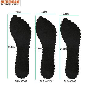 Semelles intérieures amortissantes pour talons hauts, coussinets invisibles respirants et <span class=keywords><strong>anti</strong></span>-transpiration 3/4, accessoires d'été pour talons hauts, semelles antidérapantes - Product Image 2