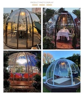 Tente de maison transparente en Polycarbonate pour hôtel, Camping, dôme Igloo