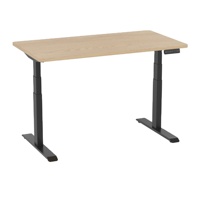 Bureau assis-debout intelligent AOKE électrique moderne avec double moteur et hauteur réglable, vitesse 40 mm/s